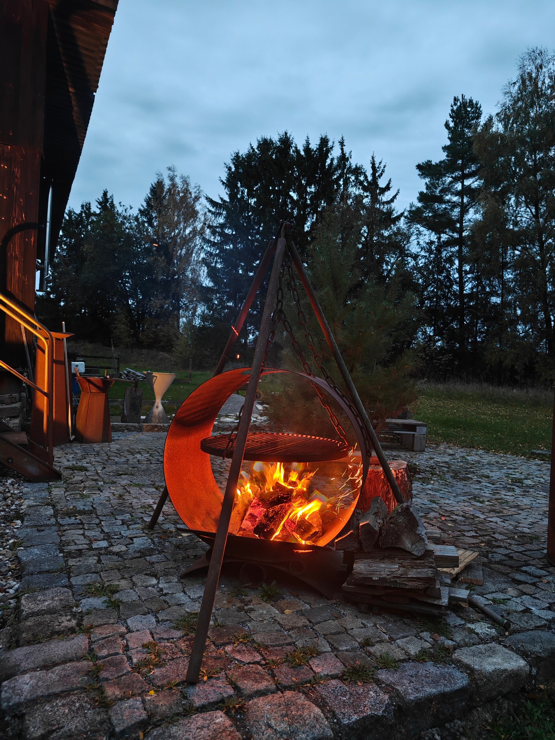 Lagerfeuer bei einem NaRauZ-Erlebnis